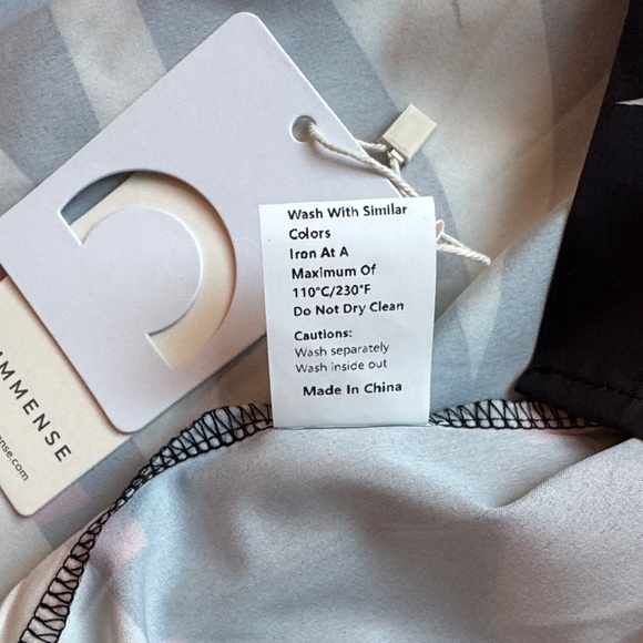 Commense Boho Print V-Neck Split Maxi Dress, NWT, Size Large - Picture 10 of 10